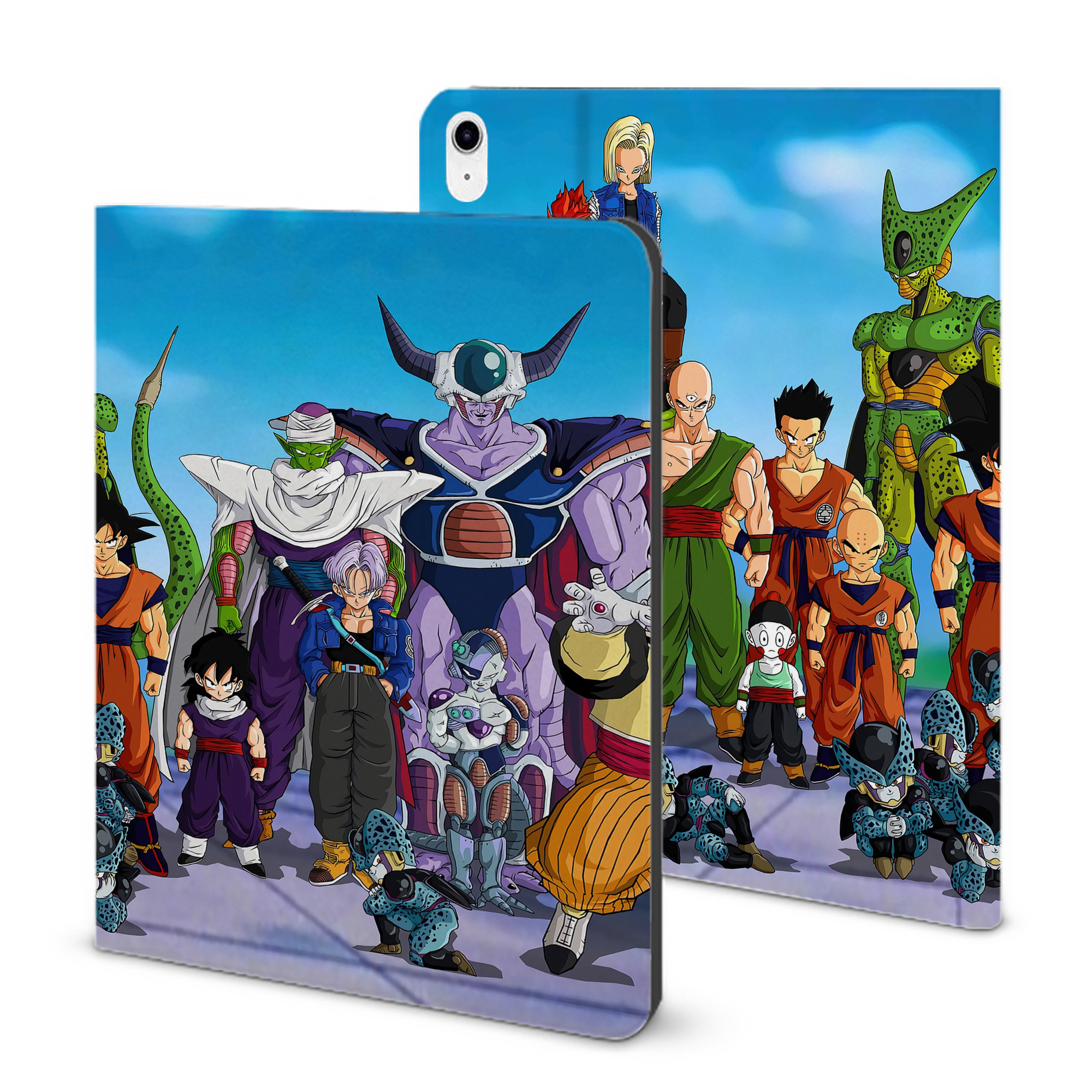 （画像用） ドラゴンボール DRAGON BALL IPad ケース ブック型 PUレザー TPU 耐衝撃 軽量 薄型 ペン収納なし 全面保護 IPad 各モデル対応
